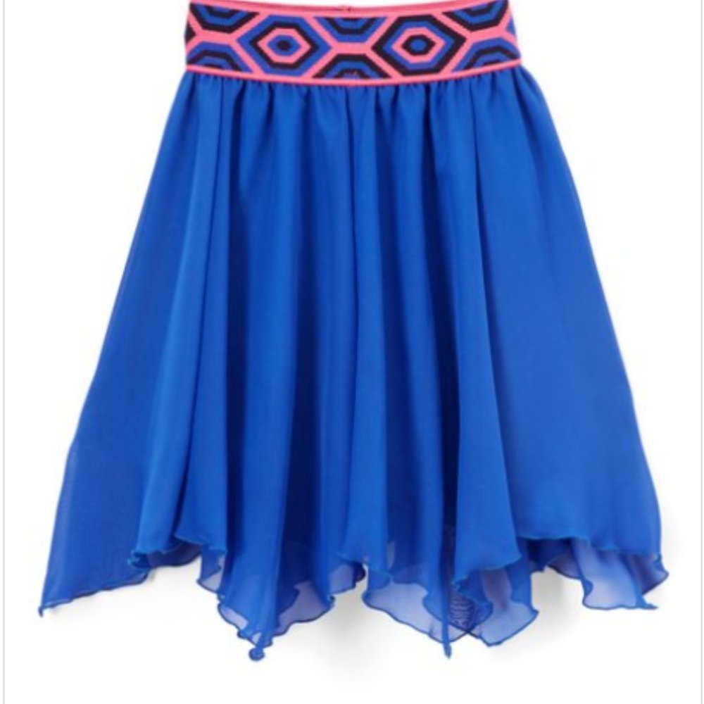 Girl's Royal Blue Skirt Sz M - NEW